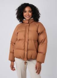 Doudoune poches sans capuche marron SESSUN femme
