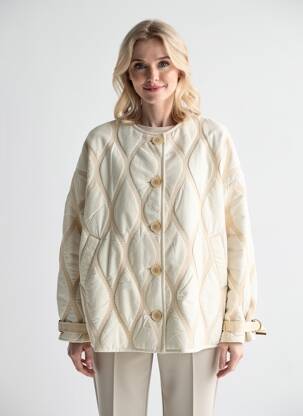 Veste casual col rond beige BA&SH femme
