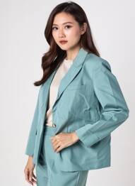 Blazer poches vert BA&SH femme
