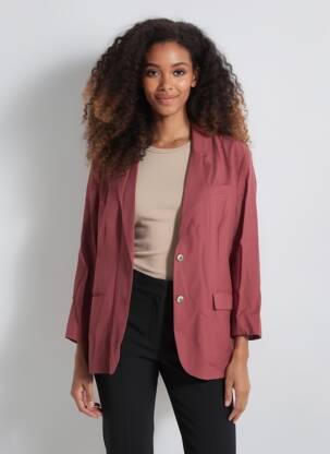 Blazer poches rouge AMERICAN VINTAGE femme