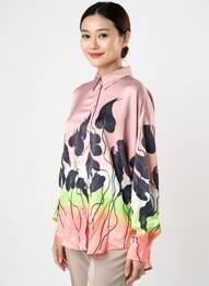 Tunique manches longues col chemisier rose ESSENTIEL ANTWERP femme
