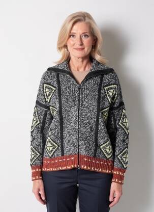 Gilet manches longues stretch gris BA&SH femme