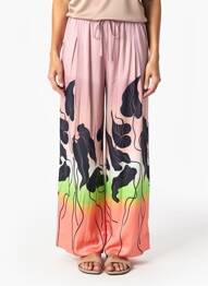 Pantalon large coupe fluide taille normale rose ESSENTIEL ANTWERP femme
