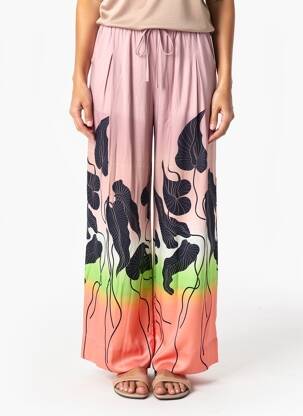Pantalon large coupe fluide taille normale rose ESSENTIEL ANTWERP femme