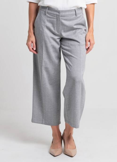 Pantalon 7/8 taille haute taille haute gris AMERICAN VINTAGE femme