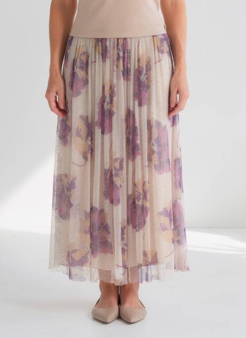 Jupe longue doublure beige BA&SH femme