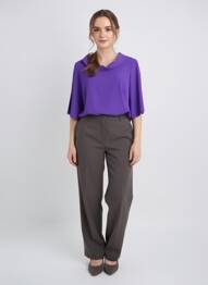 Tunique manches courtes manches courtes violet SPG WOMAN femme