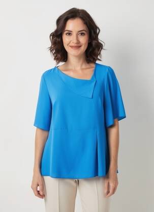 Top manches courtes manches courtes bleu SPG WOMAN femme