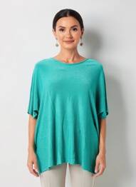 Pull col rond sans manche bleu D&Z FASHION femme