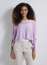 Pull col rond sans manche violet D&Z FASHION femme