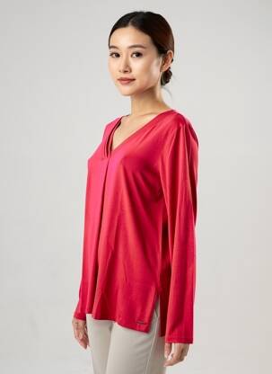 T-shirt manches longues manches longues rose DIANE LAURY femme