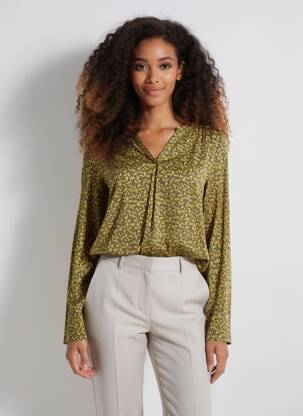 T-shirt manches longues manches longues jaune KATMAI femme