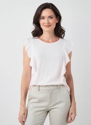 T-shirt stretch manches courtes rose KATMAI femme