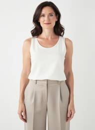 Débardeur stretch sans manche beige KATMAI femme