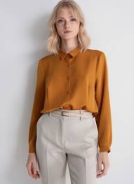 Veste casual coupe droite orange GEVANA femme