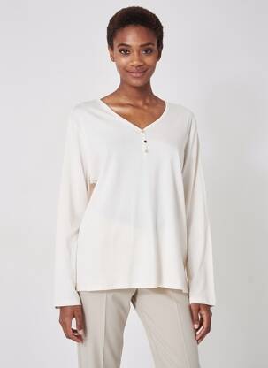 T-shirt manches longues manches longues blanc DIANE LAURY femme