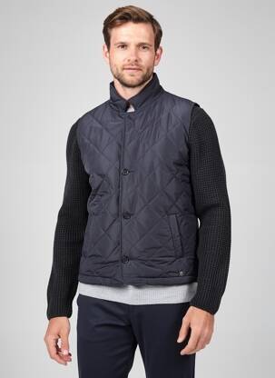 Veste casual fermeture boutonnée sur le devant bleu MARVELIS homme
