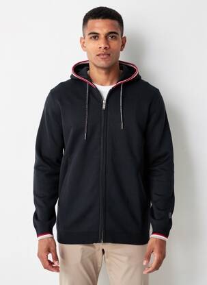 Veste casual capuche noir LE TEMPS DES CERISES homme