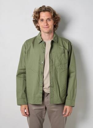Veste casual fermeture boutonnée sur le devant vert JACK & JONES homme