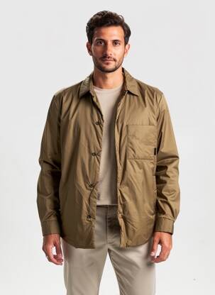 Veste casual fermeture boutonnée sur le devant marron HUGO BOSS homme