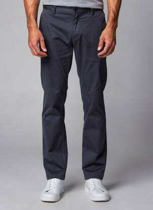 Pantalon chino tissage popeline taille normale bleu HUGO BOSS homme