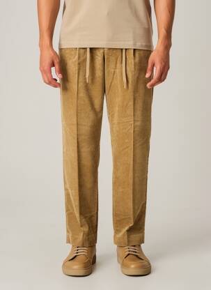 Pantalon chino stretch taille normale beige SELECTED homme