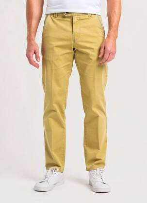 Pantalon chino poches jaune MEYER homme