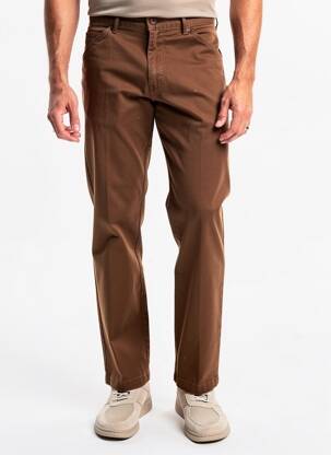 Pantalon chino poches marron MEYER homme