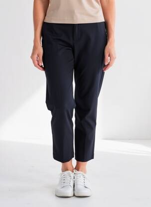 Pantalon 7/8 stretch taille normale bleu RUE MAZARINE femme