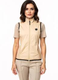 Veste casual poches beige COVALLIERO femme