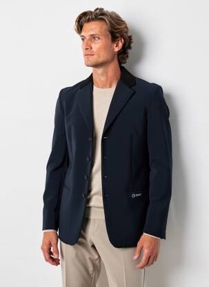 Blazer coupe cintrée bleu EGO 7 homme