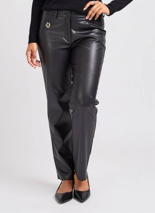 Pantalon slim taille normale taille normale noir JUMFIL femme