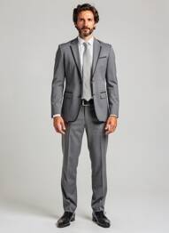 Costume de ville bas pantalon gris MOSCHINO homme