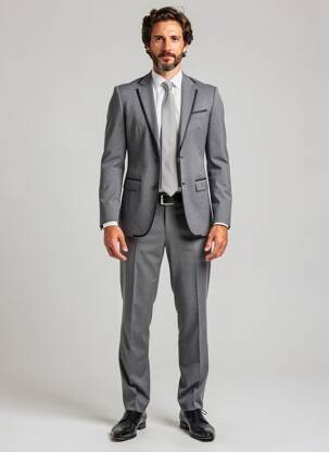 Costume de ville coupe costume gris MOSCHINO homme