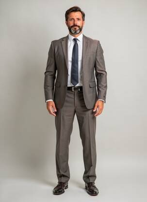 Costume de ville bas pantalon gris HUGO BOSS homme