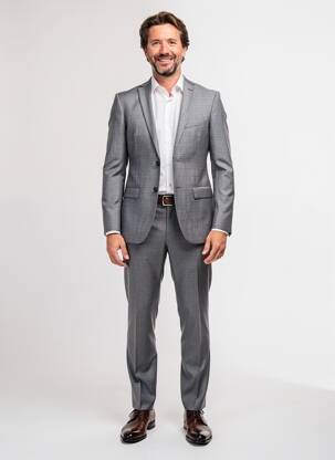 Costume de ville coupe costume gris OLIVIER STRELLI homme