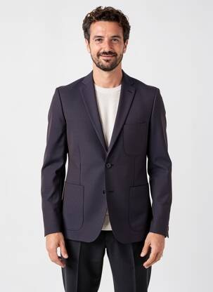 Blazer coupe cintrée bleu PAUL SMITH homme