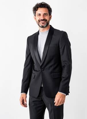 Blazer finition intérieure doublée noir PAUL SMITH homme