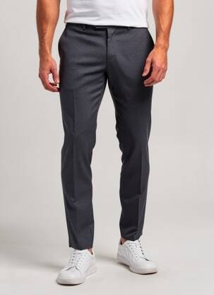 Pantalon slim tissage chiné taille normale bleu PAL ZILERI homme