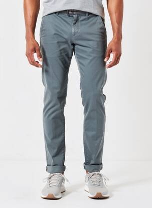 Pantalon chino tissage popeline taille normale gris MASON'S homme