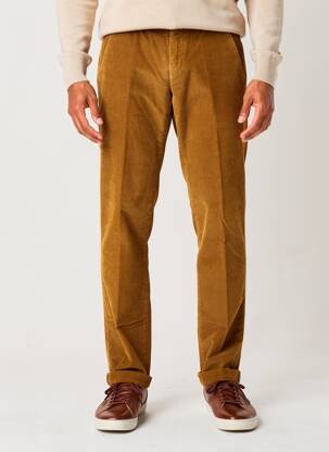 Pantalon chino stretch taille normale jaune MASON'S homme
