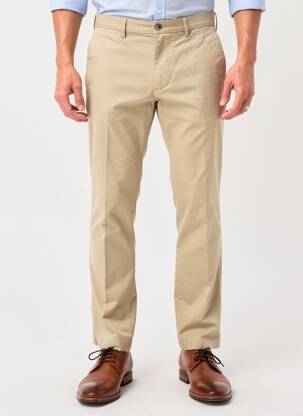 Pantalon chino tissage popeline taille normale beige L'ÉGOÏSTE homme