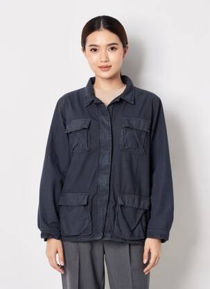 Blouson manches longues bleu HARTFORD femme