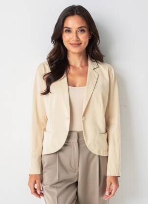 Blazer coupe cintrée beige MASON'S femme