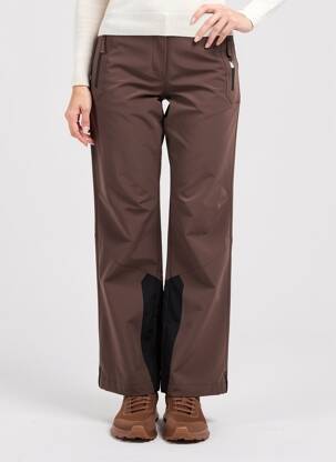 Pantalon droit stretch taille normale marron NAPAPIJRI femme