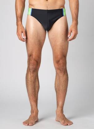 Slip de bain elastique à la taille noir REGLISSE homme