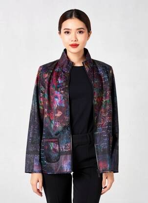 Veste casual poches gris KALISSON femme