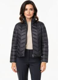 Doudoune poches sans capuche noir JUNGE femme