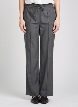 Pantalon droit stretch taille normale gris YEST femme