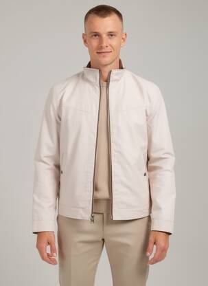 Blouson poches beige CASUAL SPIRIT homme